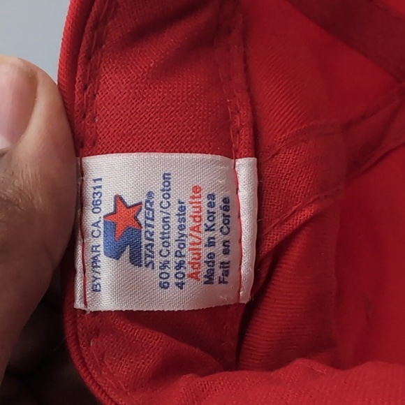 Starter| NWOT Vintage Team USSR Hockey Sports Cap Snap Back Green Brim - Picture 11 of 12